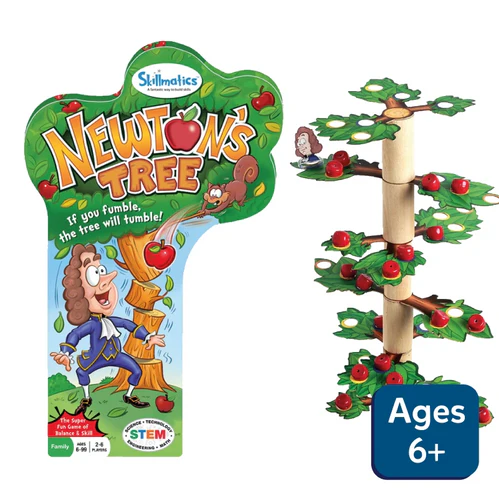 Skillmatics Educational Game  Newton Tree Balancing Stacking  Strategy and Skill-Building Game